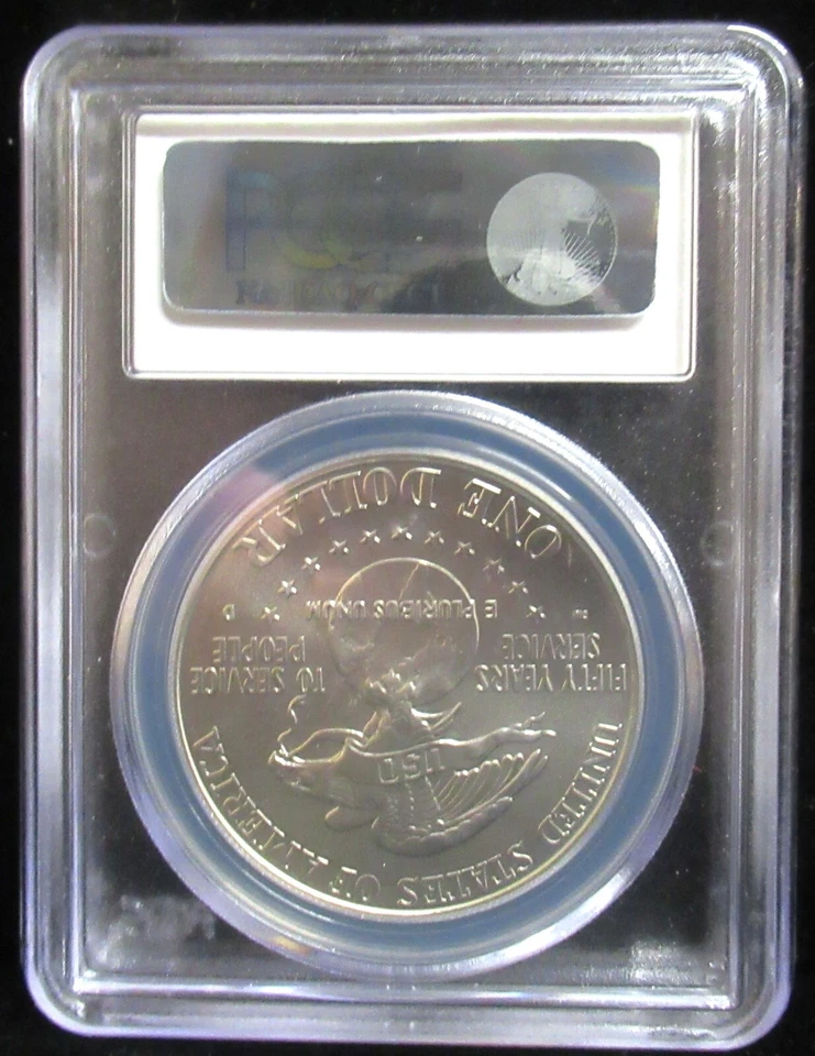 ANACS MS69 1991-D USO SILVER COMMEMORATIVE            KP53 - Image 4 of 4