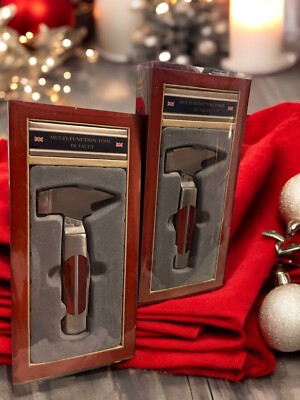 (2) Multi-Function Tool In Wooden Valet Box Stocking Stuffer Gift