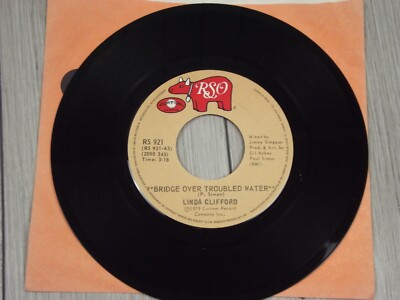 Linda Clifford Bridge over Troubled Water / Hold me Close Vinyl 7'' 45 RPM