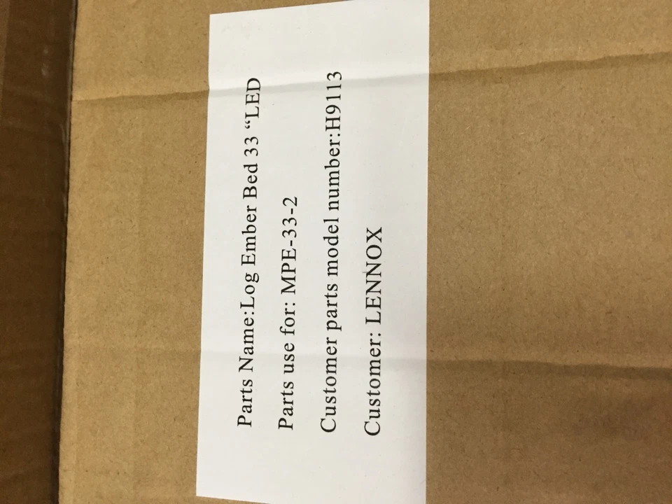 Запчасти для электрического камина Lennox Hearth лот из 10 шт. Mpe-33-2 36-2 H9109 H9113 - Изображение 2 из 4