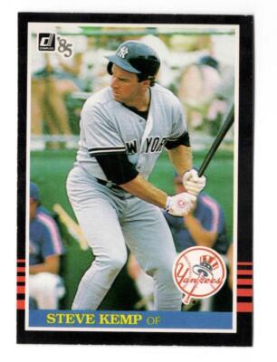 1985 Donruss Steve Kemp New York Yankees #225 Excellent