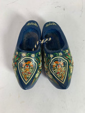 Holland Dutch 3.5" Souvenir Miniature Wood Clogs Shoes Netherlands
