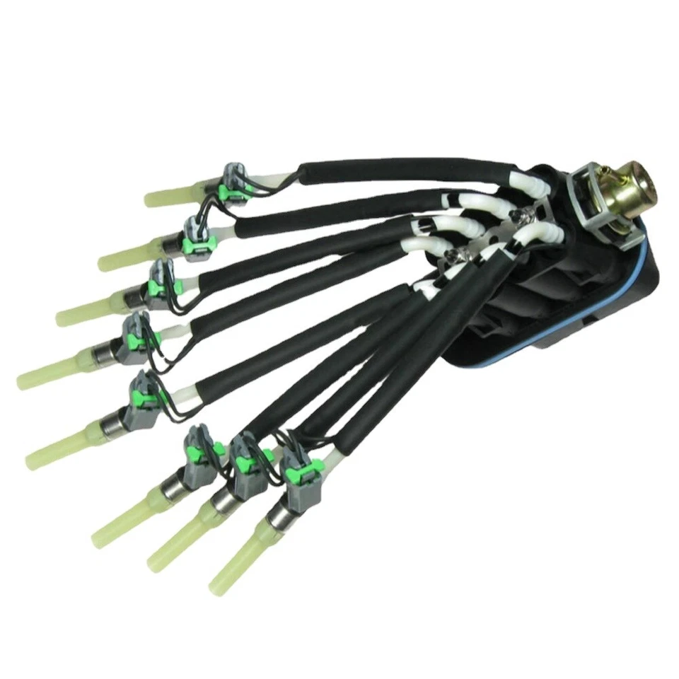 Inyector de araña de combustible de 8 cilindros para camioneta Chevy 5,0 L 5,7 L GMC Savana Foto 3 de 4