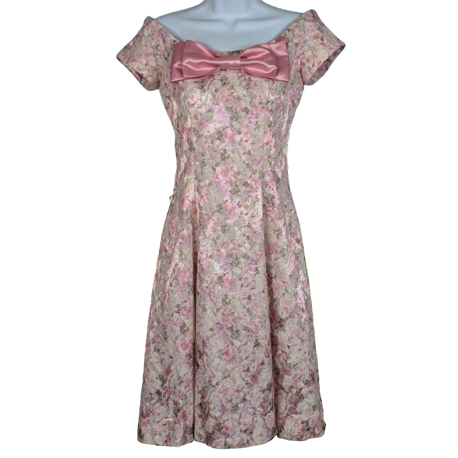 Vestidos Vintage Tea 1980s para Mujer