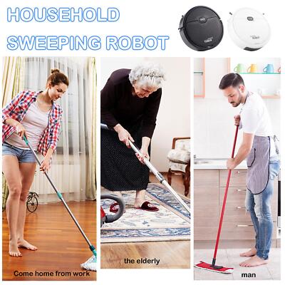3 IN1 Automatic Smart Robot Vacuum Cleaner Floor Sweeper N8C9 USB K5Q5 Q8O6 G8D6