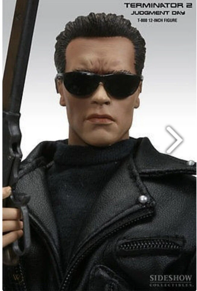 Sideshow Terminator 2 T2 T-800 Exclusive Ver 12"Figure NEW Arnold Schwarzenegger - Image 3 of 4
