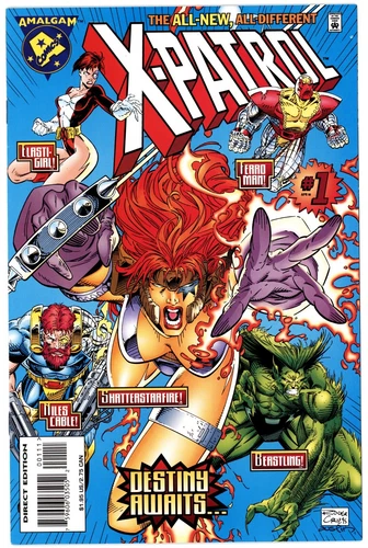X-Patrol #1 NM- 9.2 1996  Roger Cruz Cover Amalgam Universe