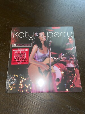 NEW Katy Perry MTV Unplugged Urban Outfitters Limited Edition Red Vinyl Record