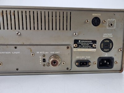 Kenwood R2000 - Communication Receiver Powers up | eBay