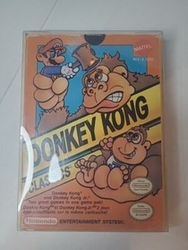 Nintendo NES Donkey Kong Classics Game With Manual & Box Mattel (CIB) Complete 