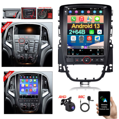 ECO Android 13 Autoradio Carplay Navi Kamera Für Opel Astra J Buick Excelle +Kam