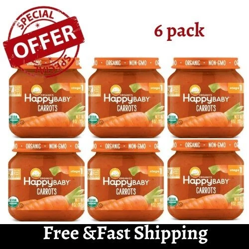 Happy baby sale stage 1 jars