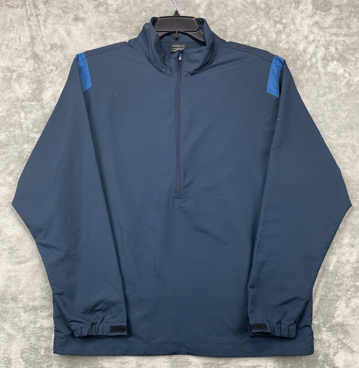 SACAI X NIKE NIKE GOLF giacca a vento pullover uomo 1 2 zip taglia XL nero blu highlights