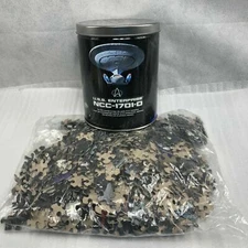 1996 Star Trek Paramont Pictures Next Generation Puzzle Tin 12x34 700 PCS Sealed