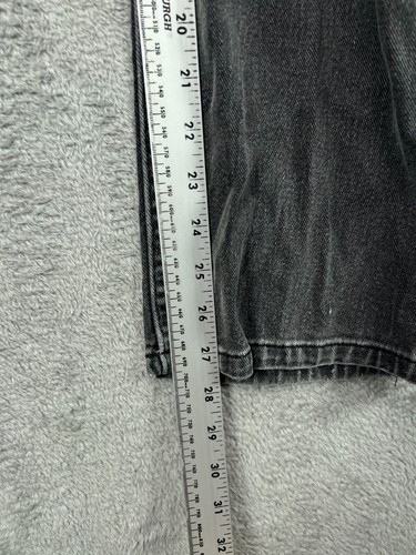 LEE Riders Womens 14P Jeans Gray Denim Jeans Distressed High Rise 34x28 Ladies - Picture 6 of 12