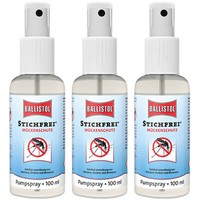 3X Ballistol 26800 Stichfrei MüCkenschutz Pump Spray Schutz Vor MüCken 100Ml