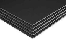 5 Sheets of 32X40, 3/16", Polystyrene Foam Board in Black