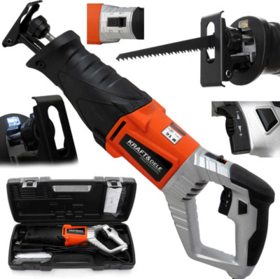 Elektro Säbelsäge 2200 W Tigersäge elektrischer Fuchsschwanz Reciprosäge +KOFFER