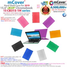 NEW mCover  Hard Case for 2019 15.6" Acer Chromebook 15 CB315-1H laptop computer