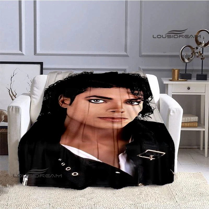 Michael Jackson Retro Print Fleece Blanket