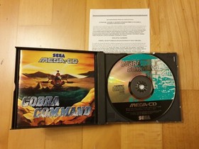 Sol-Feace And Cobra Command Sega Mega CD Games Complete Very Good Condition 