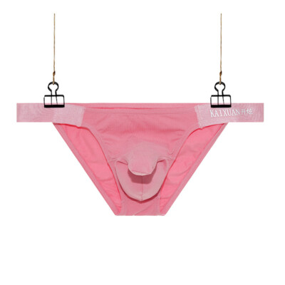 Solid Elephant Nose Plush Underwear Panties Men's Cotton Low Waist Boxer Briefs