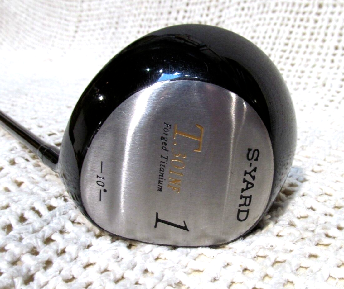 S-YARD T.301 NF Forged Titanium 10*Deg Driver RH ~ Stiff S-2