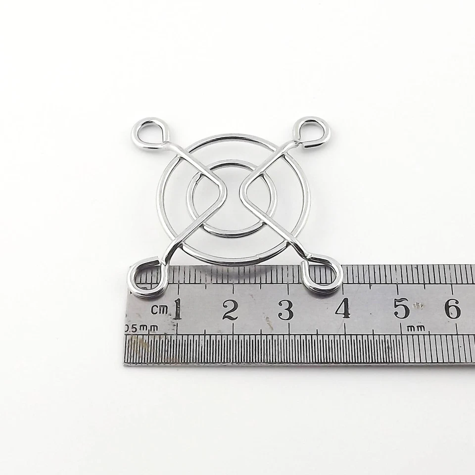 4cm PC Silvery Metal Wire Finger Guard 40mm CPU Fan DC Fan Grill/Guard Protector - Image 2 of 4