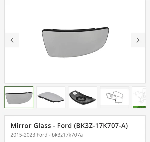 BK3Z-17K707-A Mirror For Ford Transit  Right Side