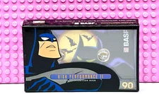 BASF  "BATMAN"   1995    90    TYPE II   BLANK CASSETTE TAPE (1) (SEALED)