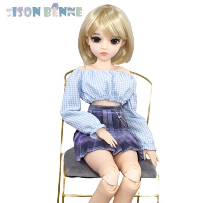 Removable ball joint BJD doll 60cm girl SD doll with DIY toy set