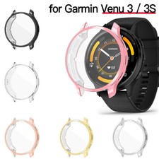 Image of For Garmin Venu 3 / Venu 3s Watch Protective Bumper Case Screen Protector Cover
