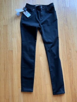 Burberry Brit Women's High Rise Skinny Jeans Black Size 27