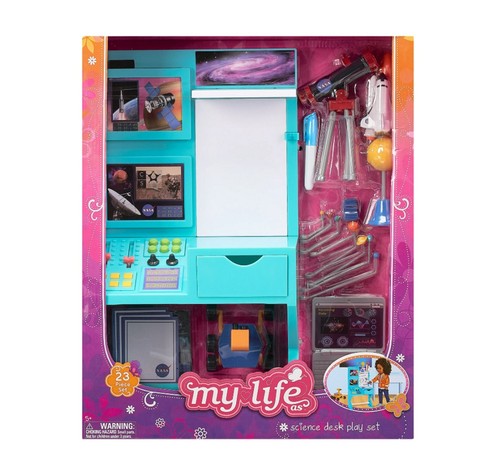 My Life As Science Lab Desk Playset for 18" Dolls Accessories