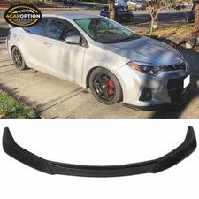 Fits 14-16 Toyota Corolla Type S GT Style PU Front Bumper Lip Spoiler Splitter