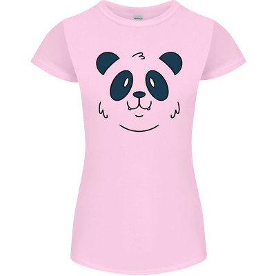 A Cute Panda Bear Face Damen Petite Cut T-Shirt