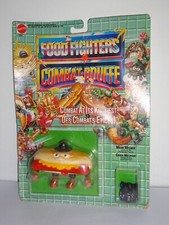 Figurine Food Fighters - Vintage Mattel - Mean Weener - MOC en Blister (C235)