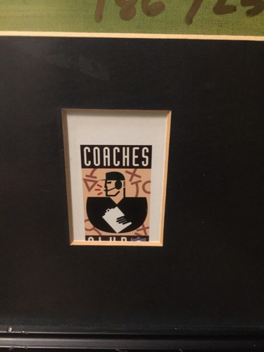 COACHES CORNER SIGNED AND NUMBERED PRINT BY ARTIST CARLO BENINATI - Picture 6 of 12