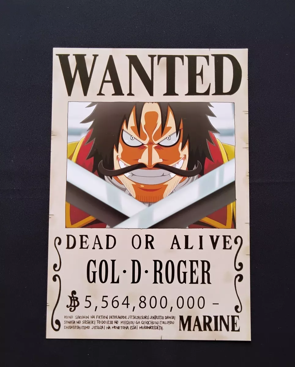 One Piece Wanted Poster - Gol D. Roger