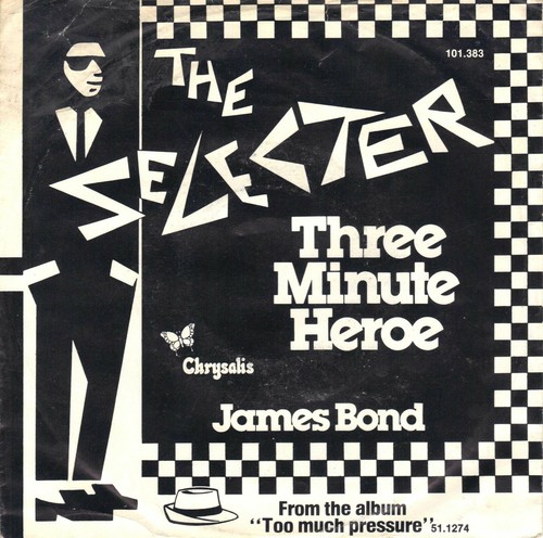 7" Selecter – Three Minute Heroe / James Bond / 2-Tone Sleeve - SKA / Dutch 1980
