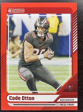 2024 Donruss Football - Press Proof Red #183 Cade Otton