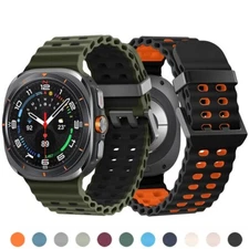 For Samsung Galaxy Watch Ultra 47mm / Watch 8 & 8 Classic Silicone Band Sport✅
