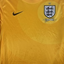 Rare Original England 2013/2014 Goalkeeper Football Shirt Mens Small