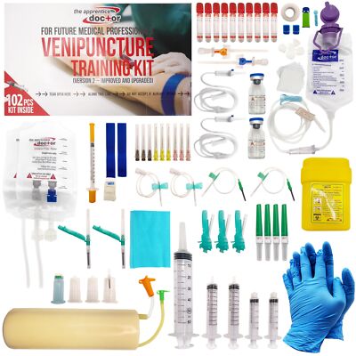 Venipuncture Practice Kit for Nurses and Students to Build Phlebotomy Skills