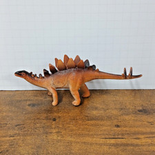 Stegosaurus Dinosaur Brown Jurassic Period Toy, 8" Inches, Figurine