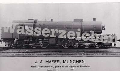 Großfoto Nr. 5751 der bayer. Staatsbahn, DR-Baureihe 96 (AN1777)