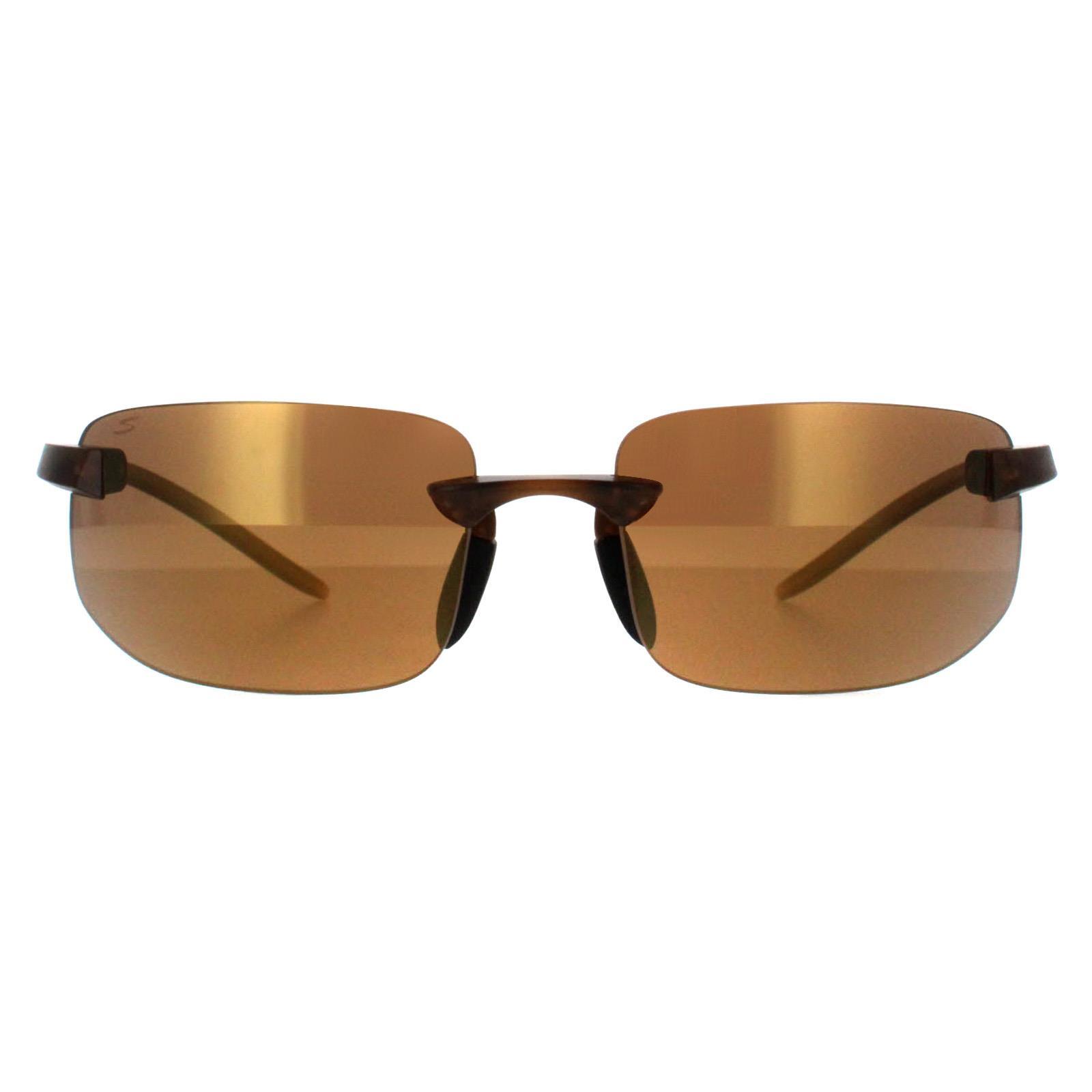 Serengeti Sunglasses Lupton Small SS552001 Matte Crystal Brown Phd2 Drivers Gold
