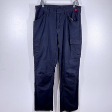 Bulwark FR Flame Resistant Cargo Work Pants Westex G2 Fabrics Blue Size 36x34
