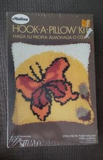 Vintage Malina Hook-A-Pillow Kit   Fantasy  Butterfly New Sealed