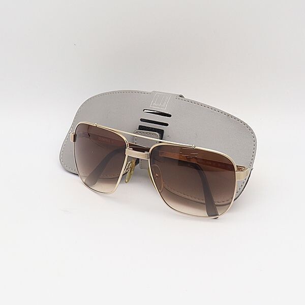 Dunhill G6036 40 58/17 130 Gold Brown Mens Sunglasses